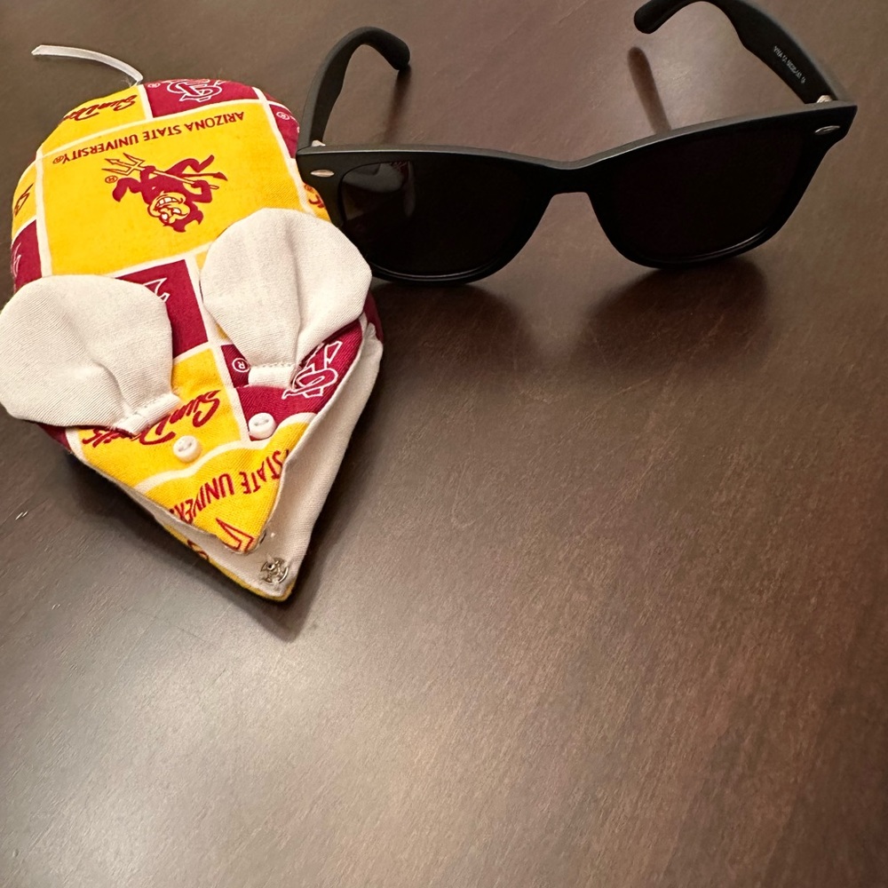 New Arizona State University Mouse Glass Case, with FREE NEW Sunglasses! GO ASU